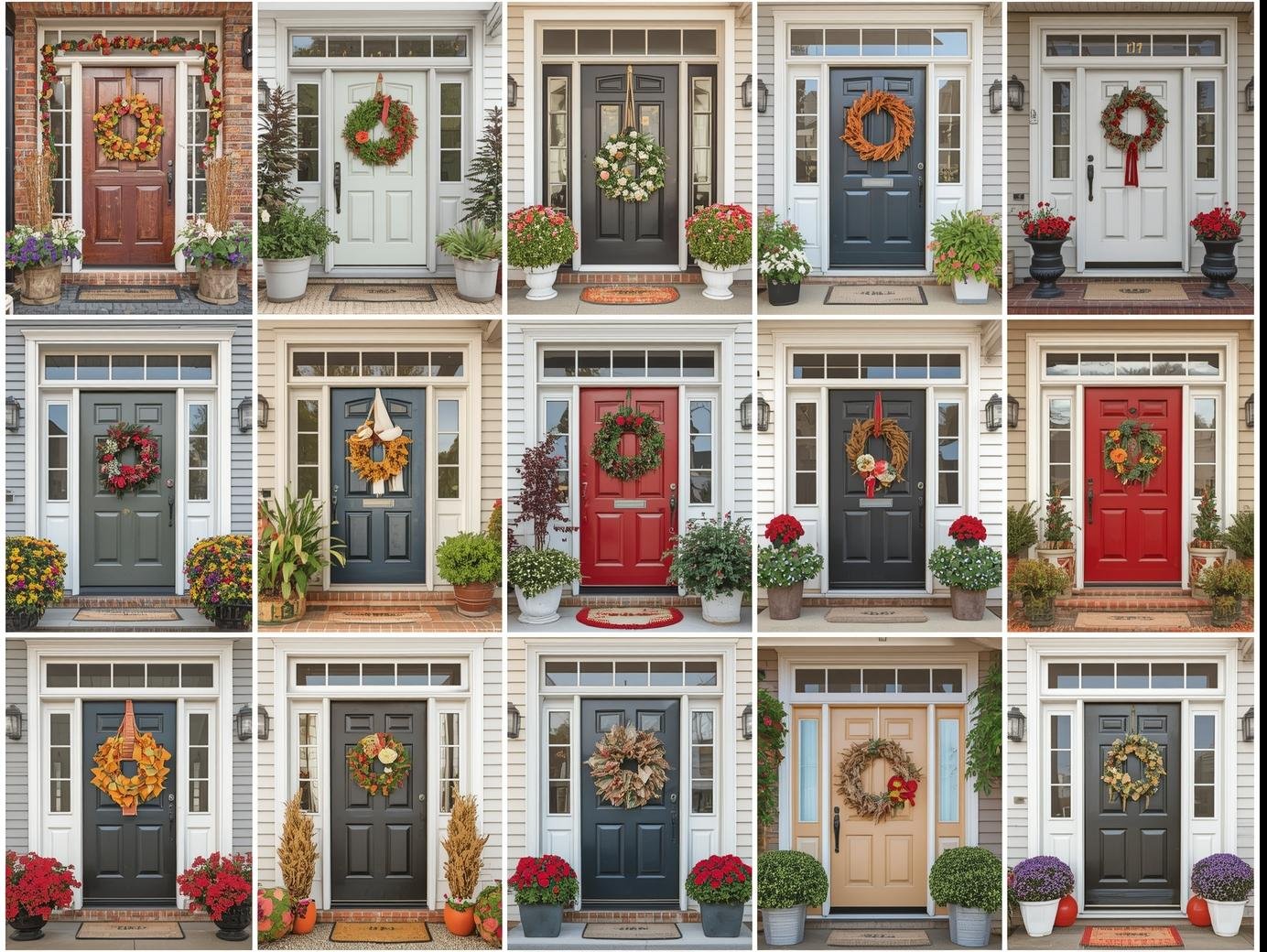 10 Creative Ways to Decorate Your Front Door in Every Season