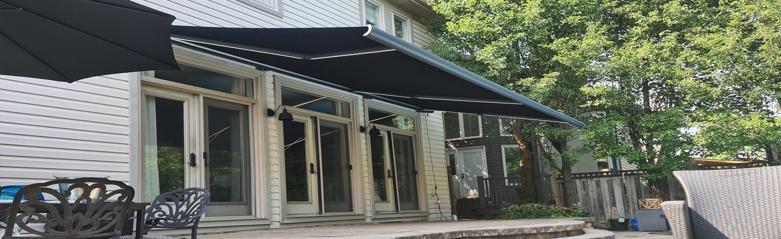 Custom Retractable Awning installation in Toronto