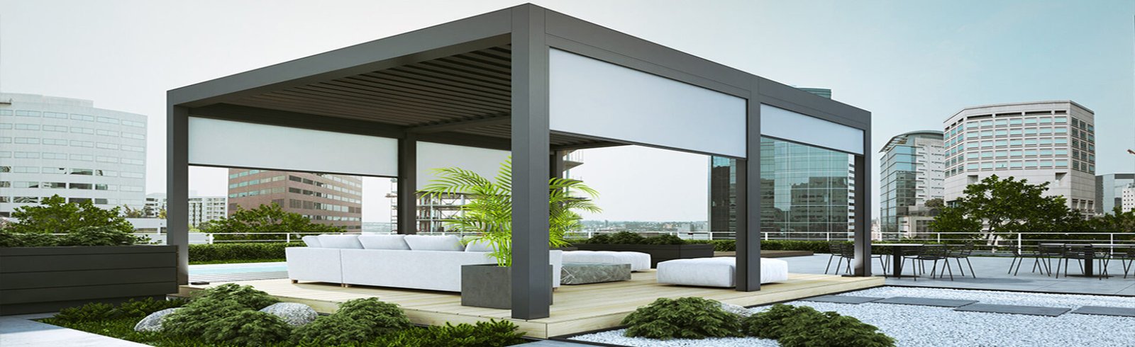 Luxury Aluminum Pergola for outdoor space