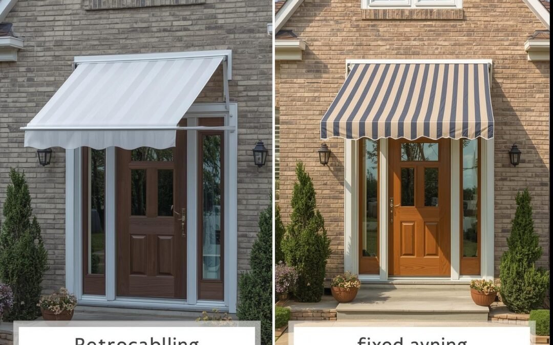 Retractable Awning vs. Fixed Awning: Which is Better for Canadian Weather?
