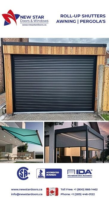 New Star Doors & Windows – Your Trusted Choice for Premium Roll-up Shutter, Retractable Awnings and Aluminum Pergola in Ontario