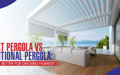 Blogs 3 Smart Pergola vs. Traditional Pergola: Which Is Better for Ontario Homes?
